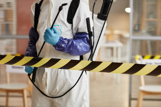 Professional Drug Lab Cleanup technician working in Canton, MA